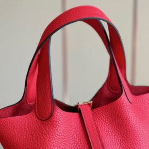 Hermes Picotin 18 Pink Togo Leather Gold Hardware
