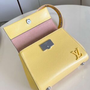 Tui-Xach-Nu-Louis-Vuitton-LV-Clunny-Rep-11-Cao-Cap-Mau-Vang-20x16cm-6 Louis Vuitton Clunny Yellow Raised Pattern 20x16cm