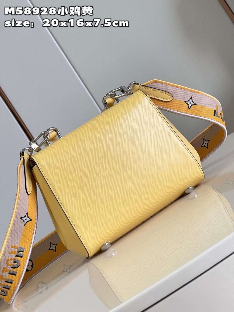 Tui-Xach-Nu-Louis-Vuitton-LV-Clunny-Rep-11-Cao-Cap-Mau-Vang-20x16cm-8 Louis Vuitton Clunny Yellow Raised Pattern 20x16cm