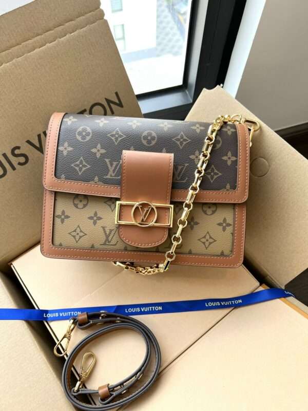 Tui-Xach-Nu-Louis-Vuitton-LV-Dauphine-Woc-Sieu-Cap-Hoa-Tiet-Mono-18-7-600x800-1 Louis Vuitton Woman’s LV Dauphine Woc With Lock Gold 18.5cm