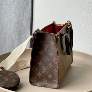 Louis Vuitton LV On The Go Like Auth Handbags LV Pattern 25x19x11.5cm