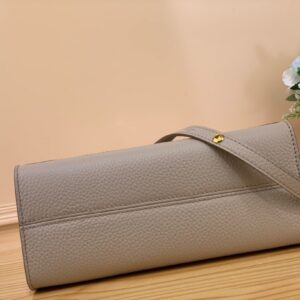 Louis Vuitton LV Twist Handle Like Auth Lock Gold Handbags 17x25x11cm