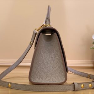 Louis Vuitton LV Twist Handle Like Auth Lock Gold Handbags 17x25x11cm