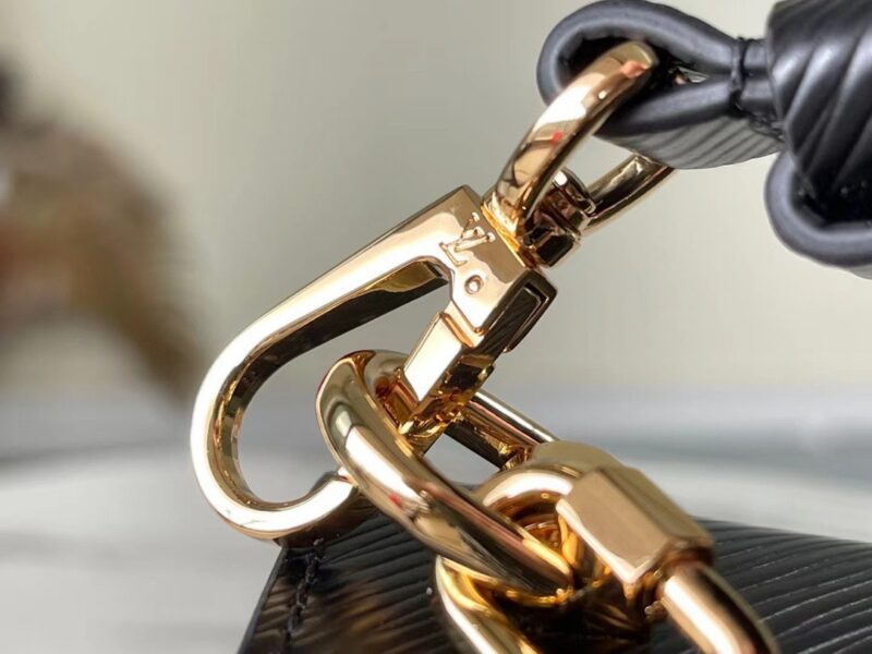 Louis Vuitton LV Twist Mini Like Auth Lock Gold Handbags 23x17x9.5cm