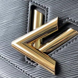 Louis Vuitton LV Twist Mini Like Auth Lock Gold Handbags 23x17x9.5cm