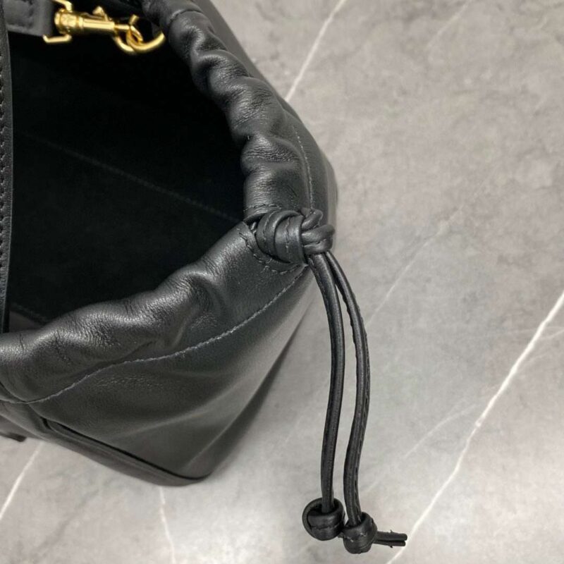 Celine Cabas Black Handbag Soft Leather 22x17x15cm