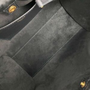 Celine Cabas Black Handbag Soft Leather 22x17x15cm