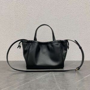 Celine Cabas Black Handbag Soft Leather 22x17x15cm