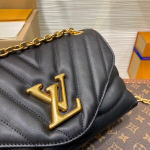 Louis Vuitton LV New Wave Black Like Auth Handbags 24x14x9cm