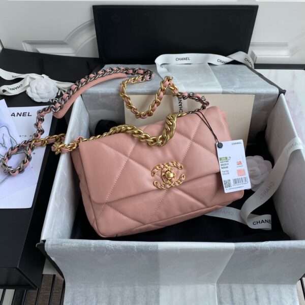 Tui-Xach-Sieu-Cap-Chanel-C19-Mau-Hong-Da-Min-Day-Mix-26cm-5-600x600-1 Chanel C19 Like Auth Handbags Pink Smooth Leather Mix Handle 26cm