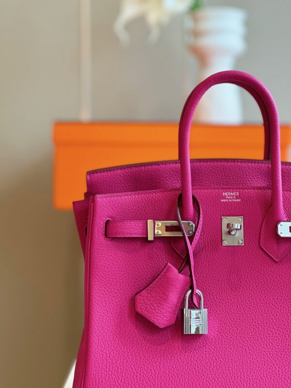Hermes Birkin 25 Pink Togo leather Palladium Hardware