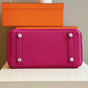 Hermes Birkin 25 Pink Togo leather Palladium Hardware