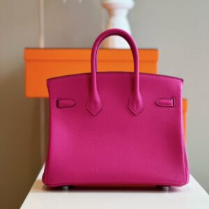 Hermes Birkin 25 Pink Togo leather Palladium Hardware