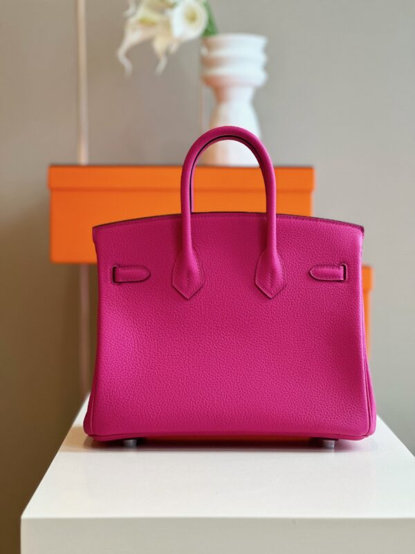 Hermes Birkin 25 Pink Togo leather Palladium Hardware