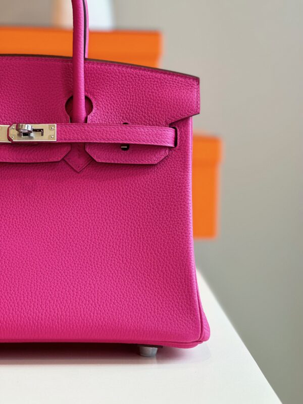 Hermes Birkin 25 Pink Togo leather Palladium Hardware