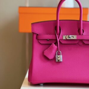 Hermes Birkin 25 Pink Togo leather Palladium Hardware