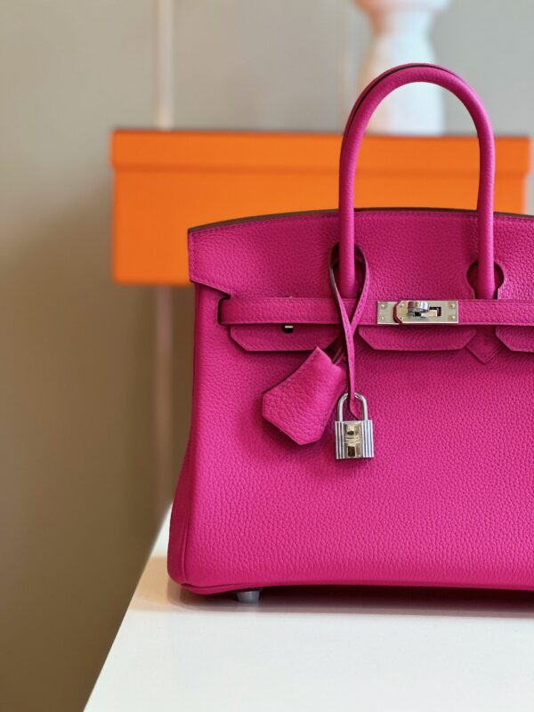Hermes Birkin 25 Pink Togo leather Palladium Hardware