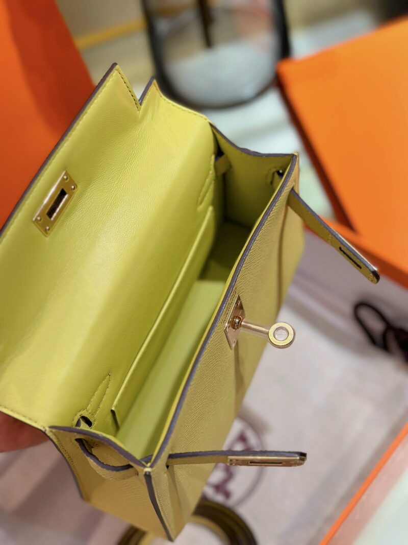 Hermes Mini Kelly 20 Yellow Gold Hardware