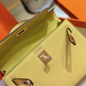 Hermes Mini Kelly 20 Yellow Gold Hardware