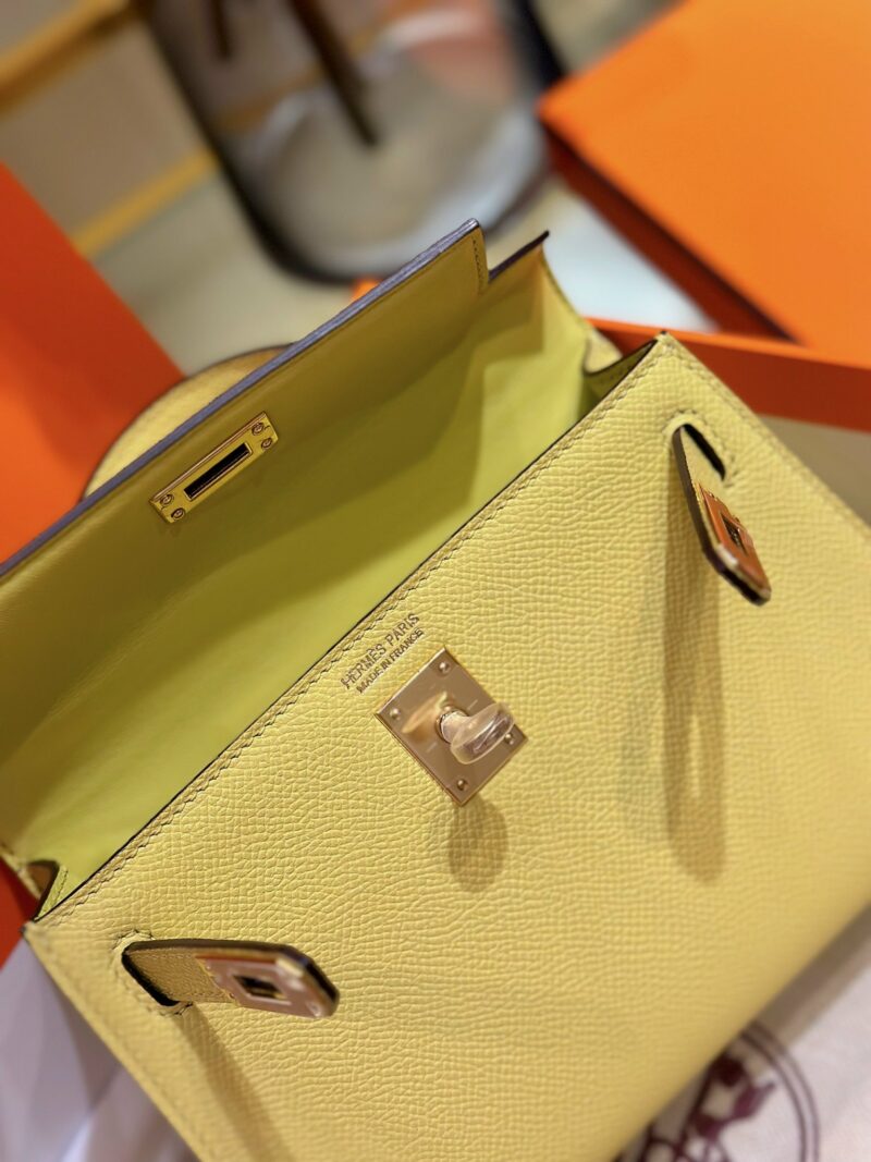 Hermes Mini Kelly 20 Yellow Gold Hardware