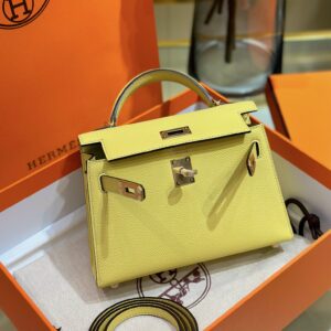 Hermes Mini Kelly 20 Yellow Gold Hardware