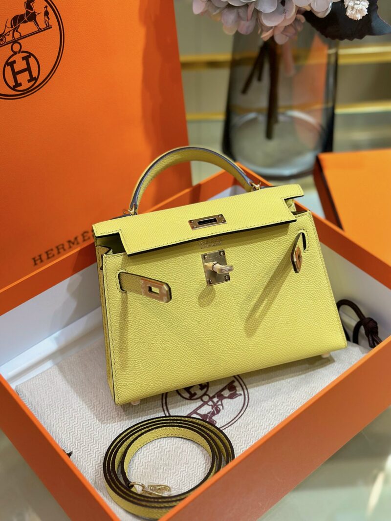 Hermes Mini Kelly 20 Yellow Gold Hardware
