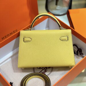 Hermes Mini Kelly 20 Yellow Gold Hardware