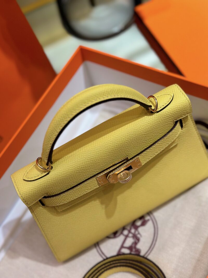 Hermes Mini Kelly 20 Yellow Gold Hardware