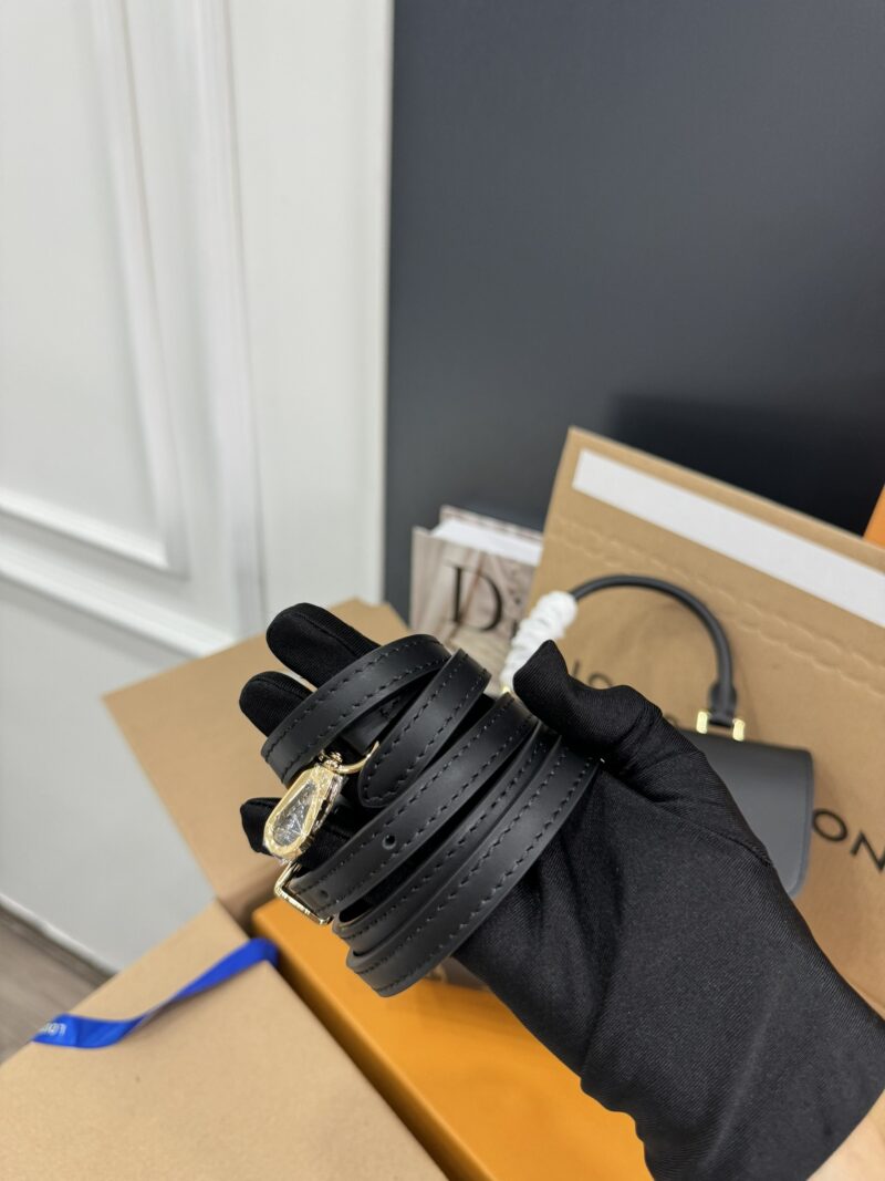 Louis Vuitton LV Locky BB Monogram Mix Black Brown Handbags 20×7.5x16cm