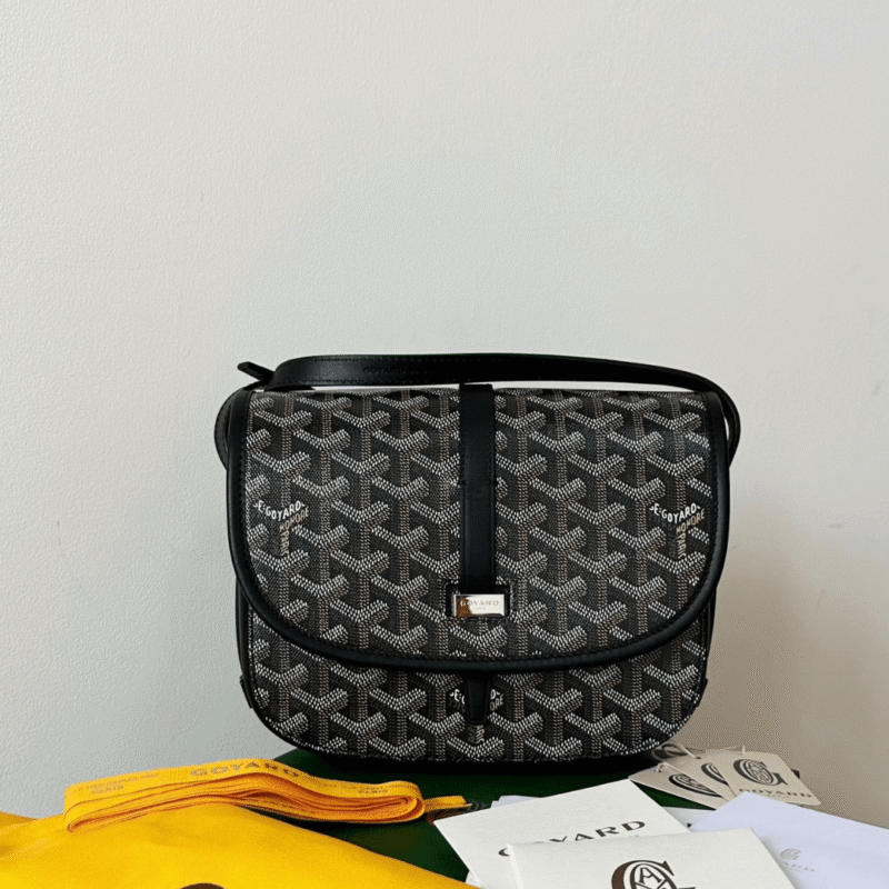 Goyard Black Crossbody Handbag Women’s 22x16x7cm