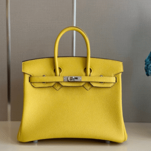Hermes Birkin PHW Da Togo Yellow Replica 11 Handbags 25cm