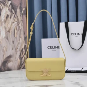 Celine Small Bucket Cuir Triomphe Brown Bucket Handbag 30x22x12cm