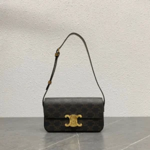 Untitled-design-2025-05-27T023131.451 Celine Small Bucket Cuir Triomphe Brown Bucket Handbag 30x22x12cm