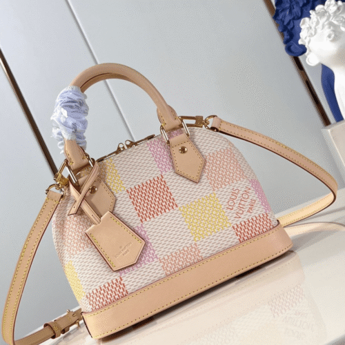 Louis Vuitton LV Alma BB Woman’s Like Auth Pink Handbags 23cm