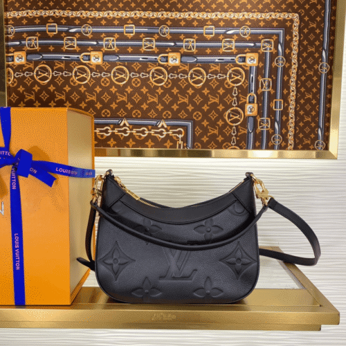 Untitled-design-2025-05-27T045434.380 Louis Vuitton LV Bagatelle Monogram Black Handbags 24x18cm