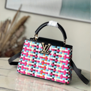 Untitled-design-2025-05-27T073958.374 Louis Vuitton LV Capucines Plaid Pattern Handbags 27x18x9cm