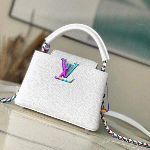 Untitled-design-2025-05-27T074129.493 Louis Vuitton LV Capucines Lock Rainbow Handbags 21cm