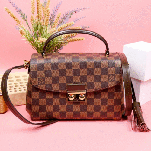 Untitled-design-2025-05-27T172202.017 Louis Vuitton LV Croisette Replica Handbags Caro Pattern 22x16x8cm