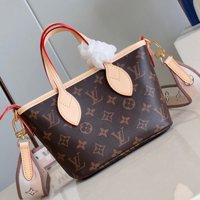 Louis Vuitton LV Neverfull Mini Monogram Handbags 24x14x9cm