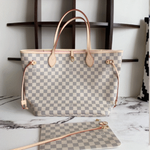 Louis Vuitton LV Neverfull Handbags Caro Pattern 32x29x17cm