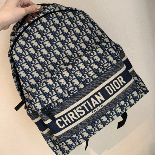 Untitled-design-2025-05-29T175312.951 Christian Dior Super Backpack Canvas Embroidered Pattern 42x33x15cm