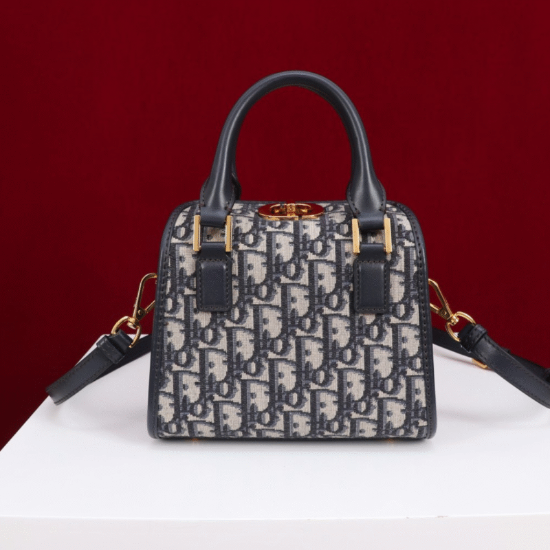 Dior 30 Montaigne Women’s Handbag Oblique Fabric 18.5x16x10cm