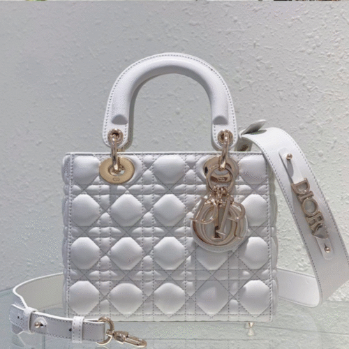 Untitled-design-2025-05-29T185223.643 Dior Lady ABC High-end Women’s Handbag White Soft Leather 20cm