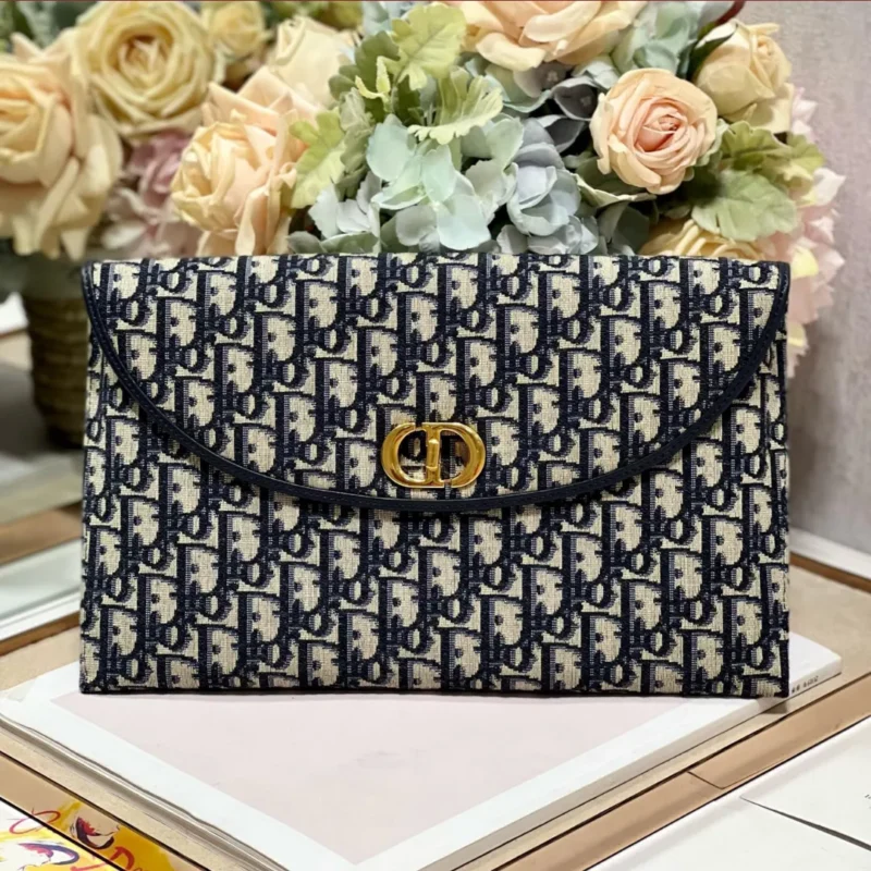 Dior 30 Montaigne Avenue Monogram Handbag Like Auth 30x18x2cm