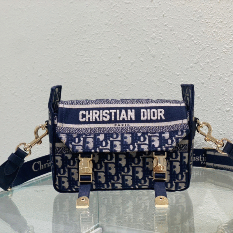 Dior Camp Women’s Canvas Patterned Handbag 25x15x8cm