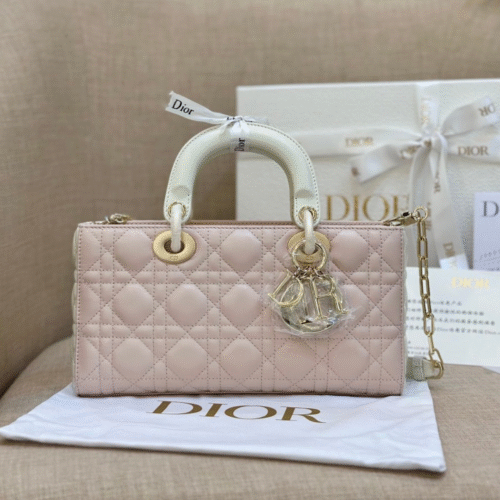 Untitled-design-2025-05-30T052302.821 Dior D-Joy Women’s Handbag Pink Cowhide 26cm