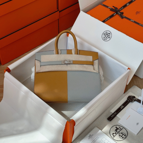Untitled-design-2025-05-30T211119.764 Hermes Birkin 25 Gray/Brown Epsom leather Palladium Hardware
