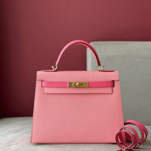 Untitled-design-2025-05-31T230822.651 Hermes Kelly 28 Rose Pink/ Pink Gold Hardware
