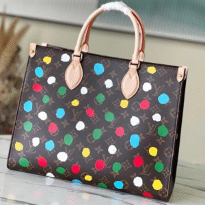 Louis Vuitton LV Onthego Polka Dot Pattern Handbags 35x28cm