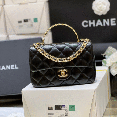 Untitled-design-2025-06-03T194947.628 Chanel Mini Rectangular Flap With Top Handle Black 20cm